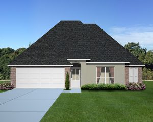 Burgundy style home
